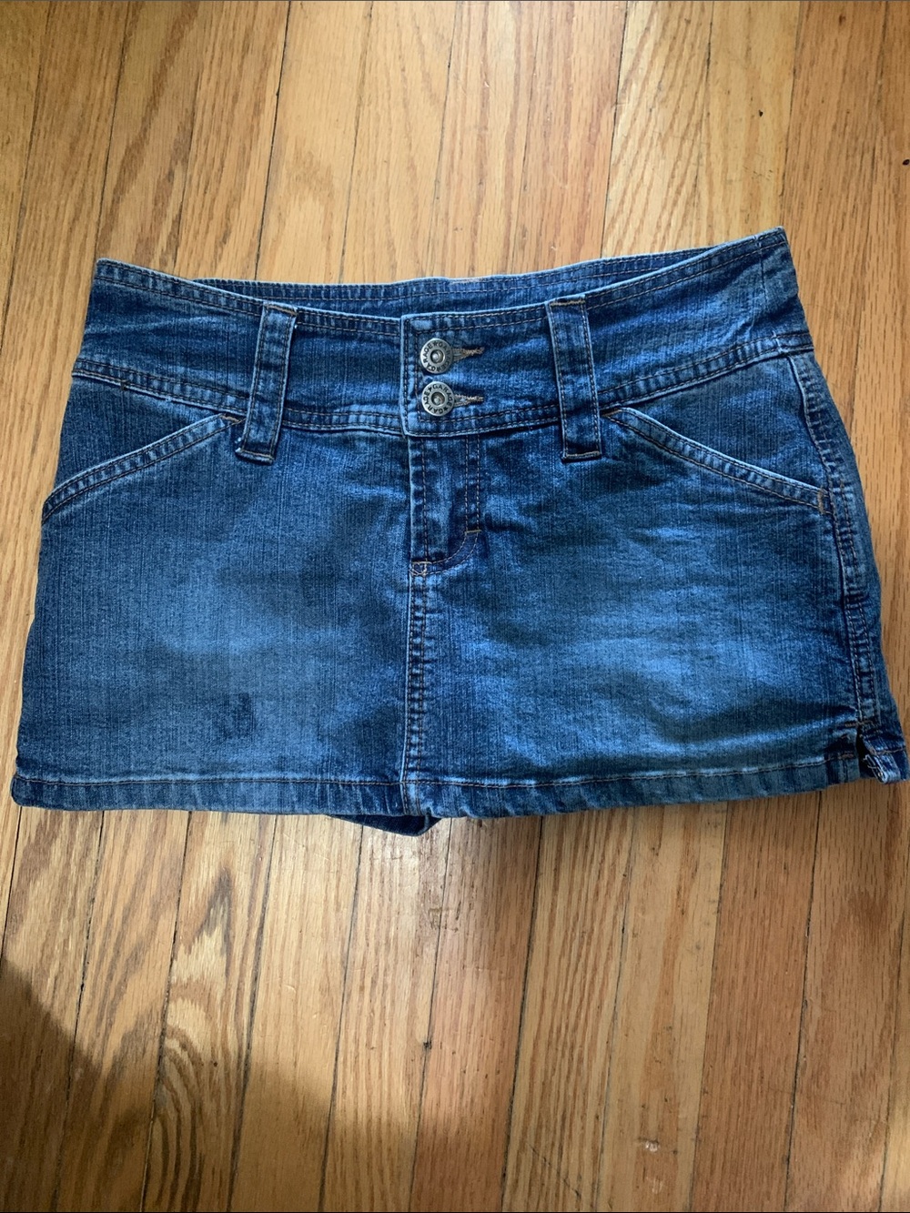 Denim Mini Skort